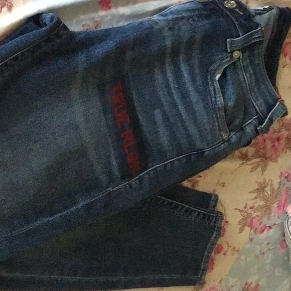 TRUE RLGN Blue Skinny Jeans size 36 - Picture 4 of 4